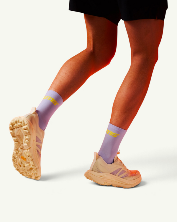 SUMS All Seasons Sock Lilac & Yellow