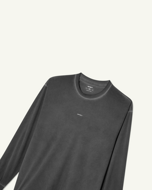 Satisfy AuraLite Long Tee, Pigment Black – side