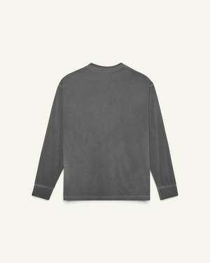 Satisfy AuraLite Long Tee, Pigment Black – back