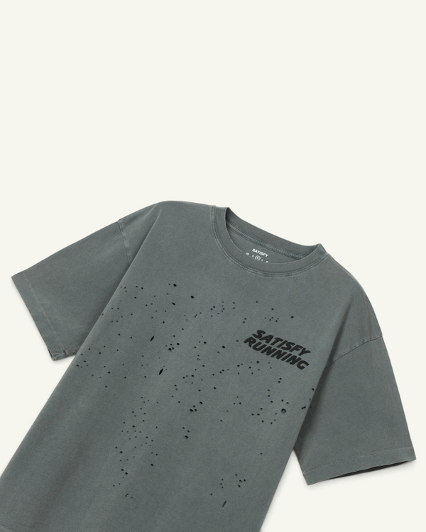 Satisfy MothTech T-Shirt, Faded Black – side
