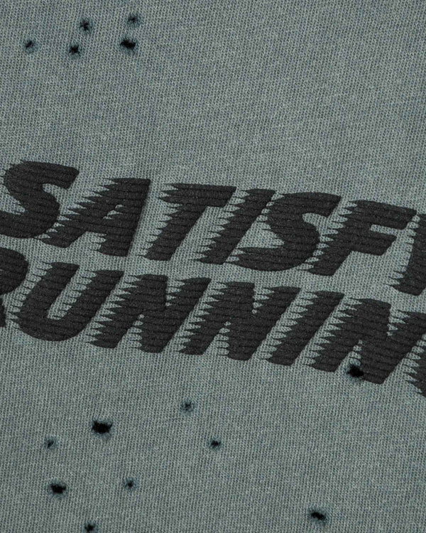 Satisfy MothTech T-Shirt, Faded Black – detail