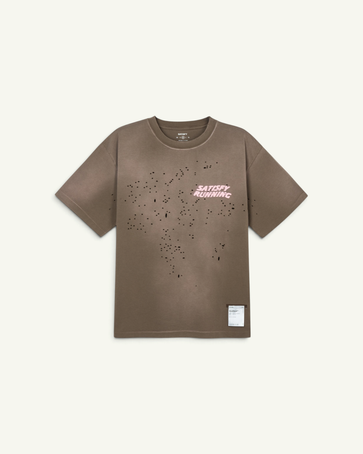 Satisfy MothTech T-Shirt, Sun Bleached Rain Drum – front