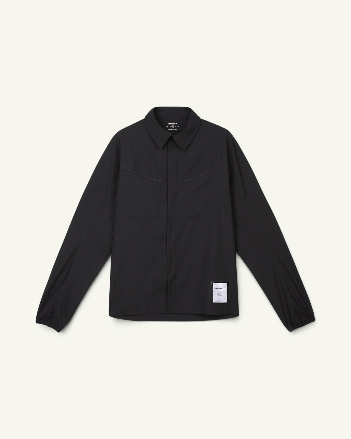 Satisfy AmbientWarp River Shirt, Black – front