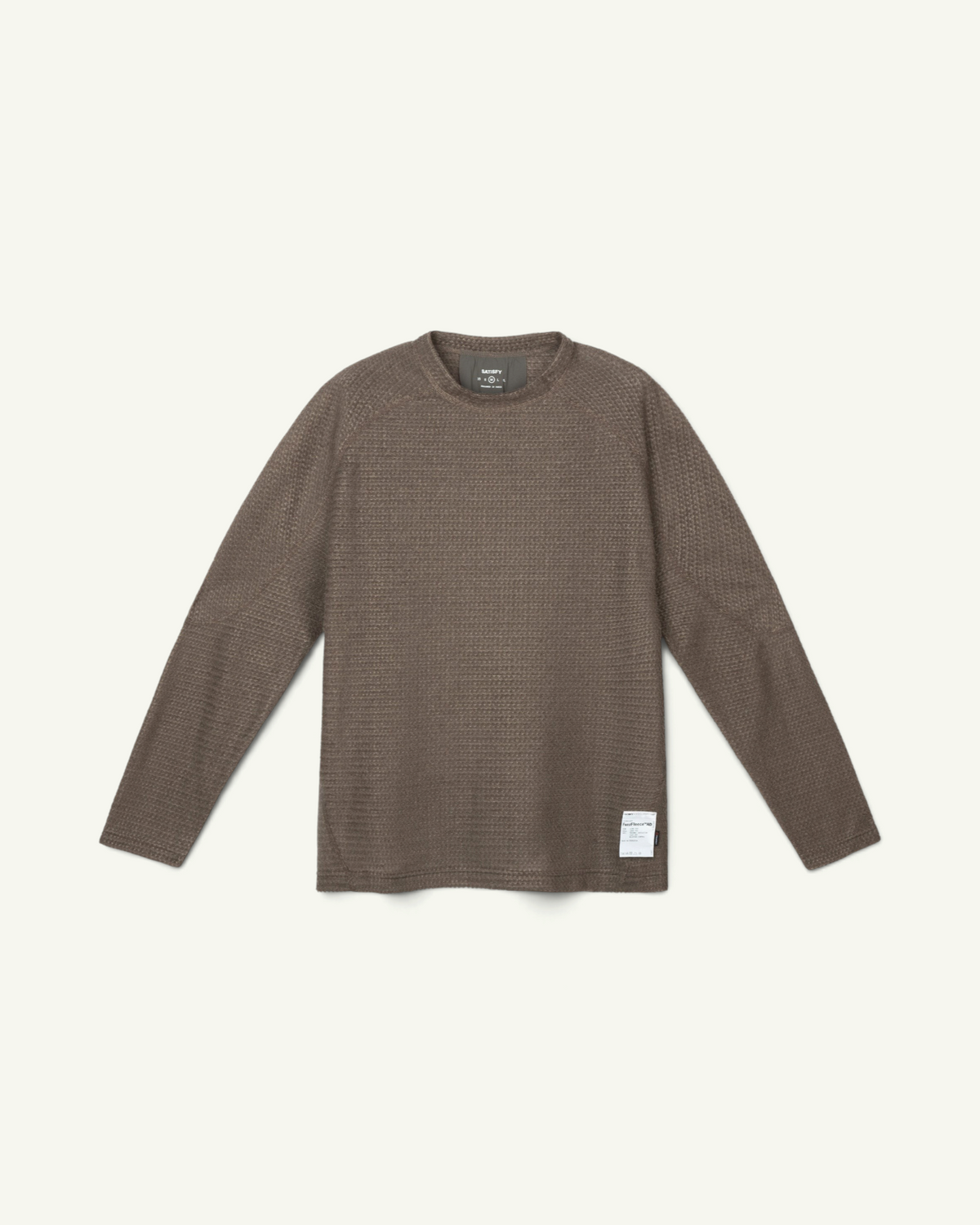 Satisfy FuzzFleece AD Long Tee, Falcon – front