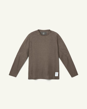 Satisfy FuzzFleece AD Long Tee, Falcon – front