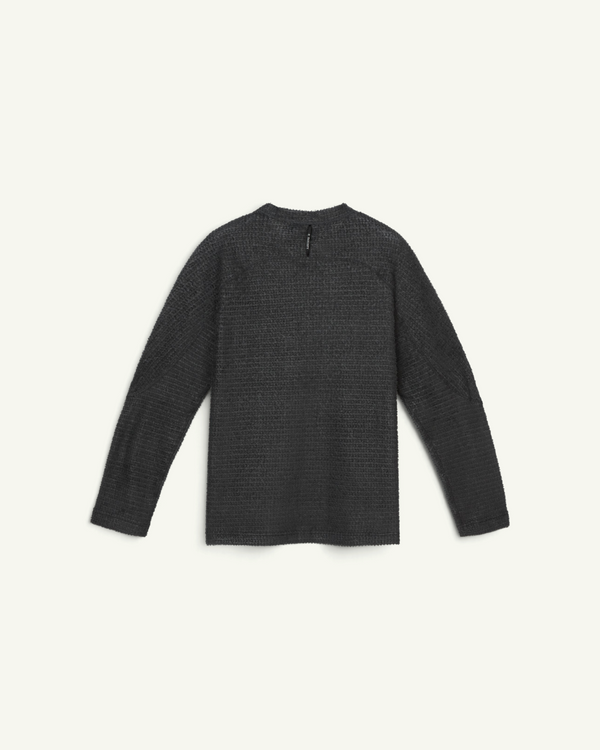 Satisfy FuzzFleece AD Long Tee, Phantom – back