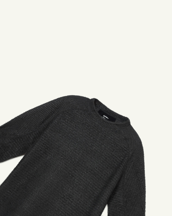 Satisfy FuzzFleece AD Long Tee, Phantom – side