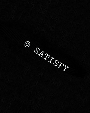 Satisfy FuzzFleece AD Long Tee, Phantom – detail