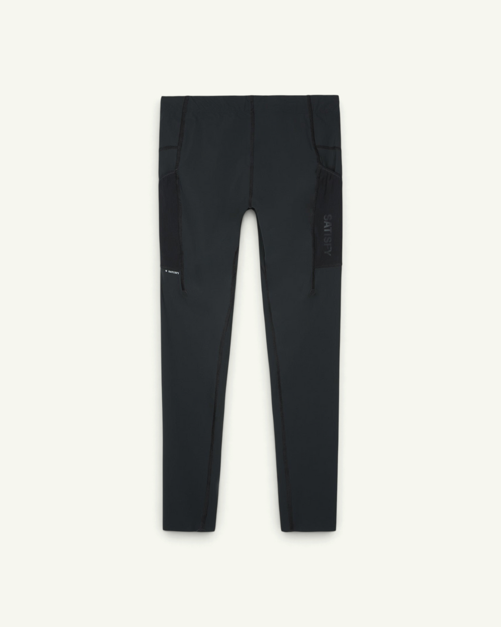 Satisfy TechSilk Evo Cargo Tights, Black – front