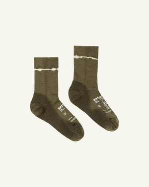 Satisfy Merino Nylon Tube Socks, Tie-Dye Capers – side