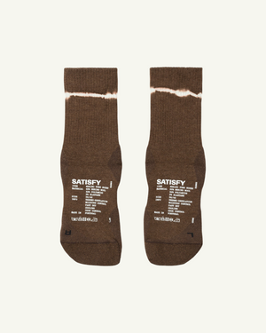 Satisfy Merino Nylon Tube Socks, Tie-Dye Rocky Road – front