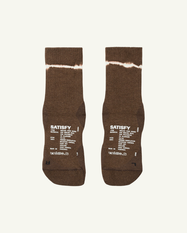 Satisfy Merino Nylon Tube Socks, Tie-Dye Rocky Road – front
