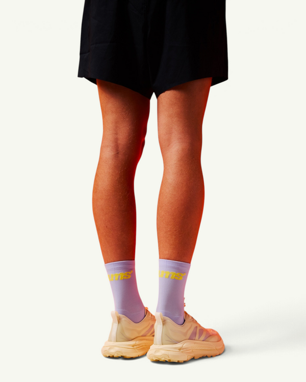 SUMS All Seasons Sock Lilac & Yellow