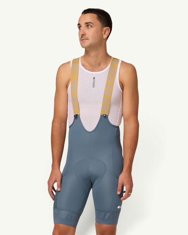Attaquer All Day Cargo Bib Short, Steel | Amateur