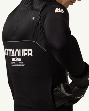 Attaquer All Day Insulated Gilet, Black | Amateur