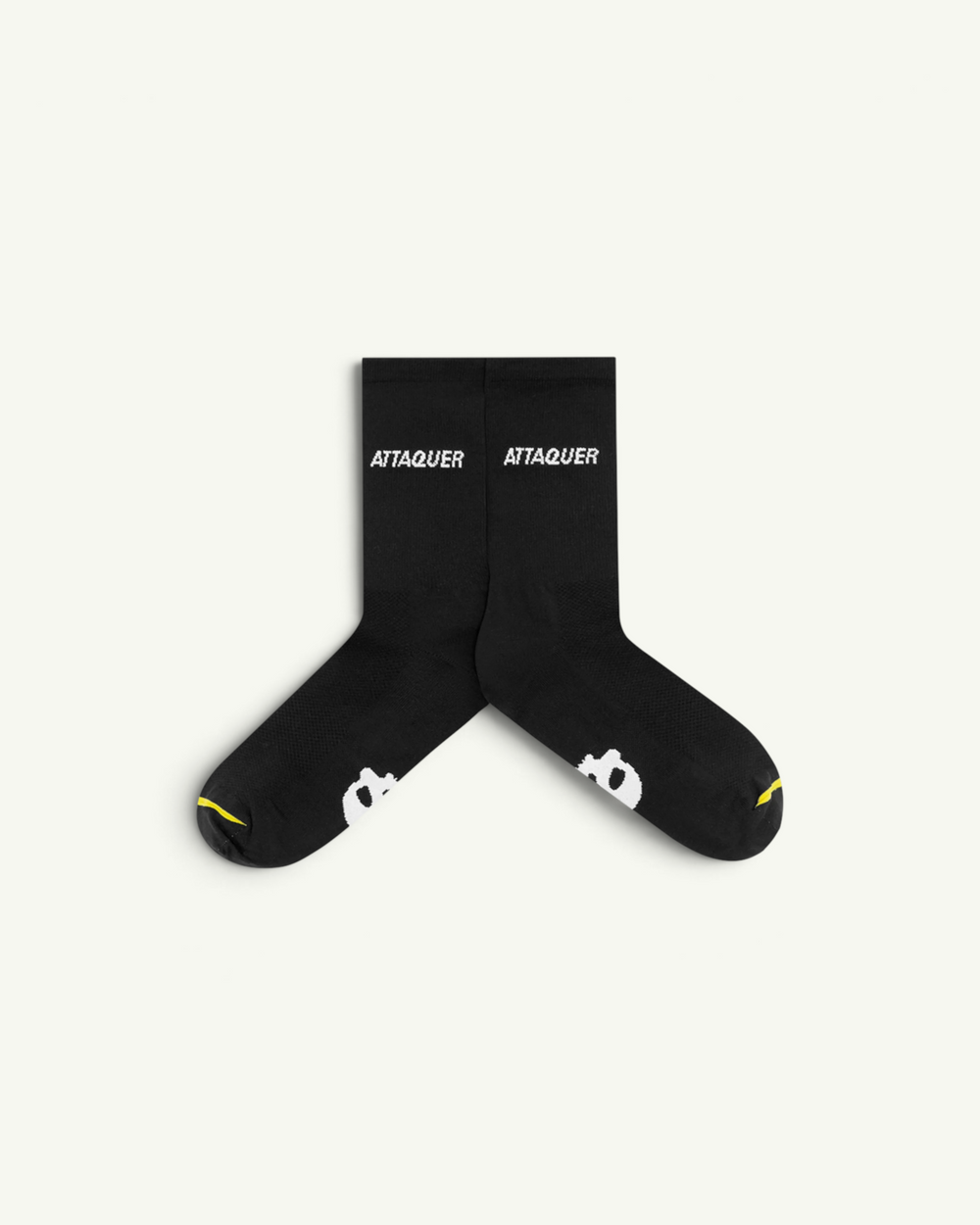 Attaquer All Day Side Logo Socks, Black | Amateur