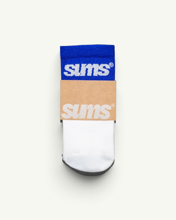 SUMS All Seasons Sock Blue & White
