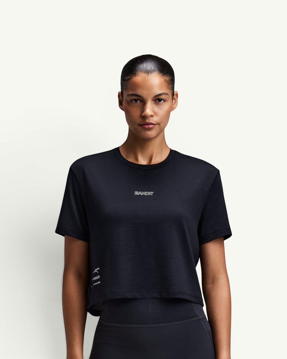 MICROMESH WOMEN'S CROPPED TEE