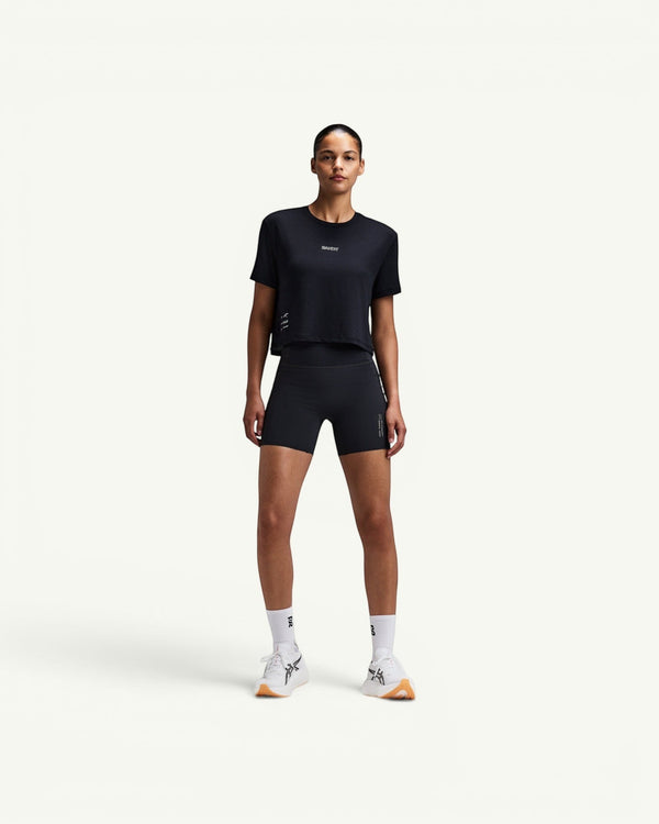 MICROMESH WOMEN'S CROPPED TEE