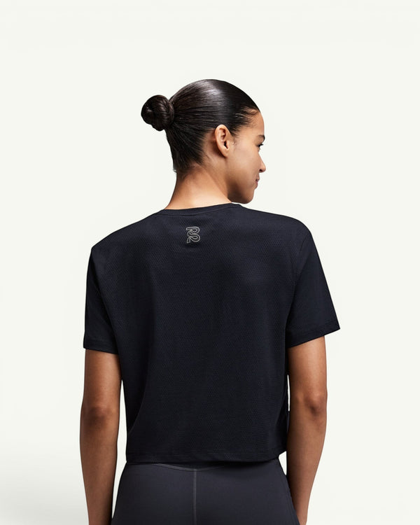 MICROMESH WOMEN'S CROPPED TEE