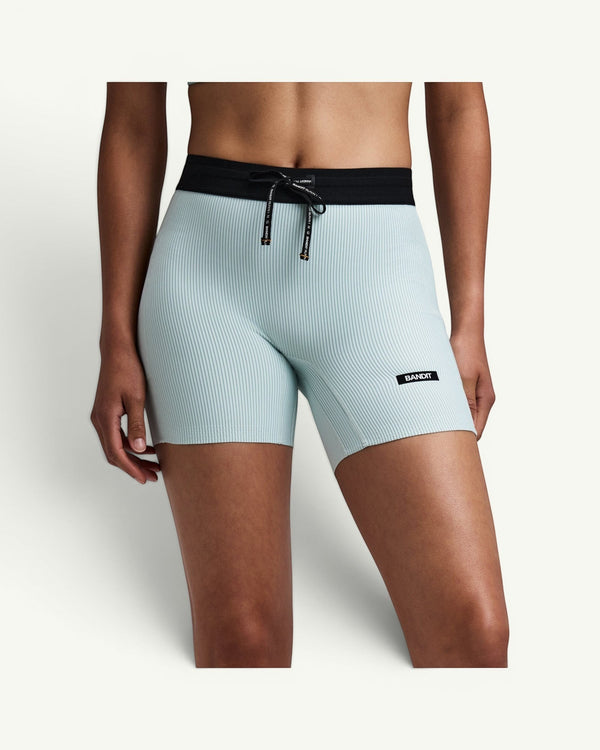WOMEN'S STRIPED CADENCE™ 5" COMPRESSION SHORTS