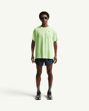 Nike ACG men's navy blue 5-inch 2-in-1 running shorts with supportive inner liner and zippered back pocket