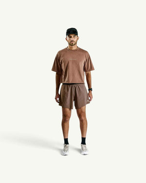 Raide Men's TrailTech Short 5", Bark – front