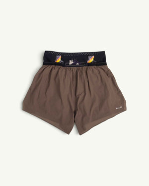 Raide Men's TrailTech Short 5", Bark – detail