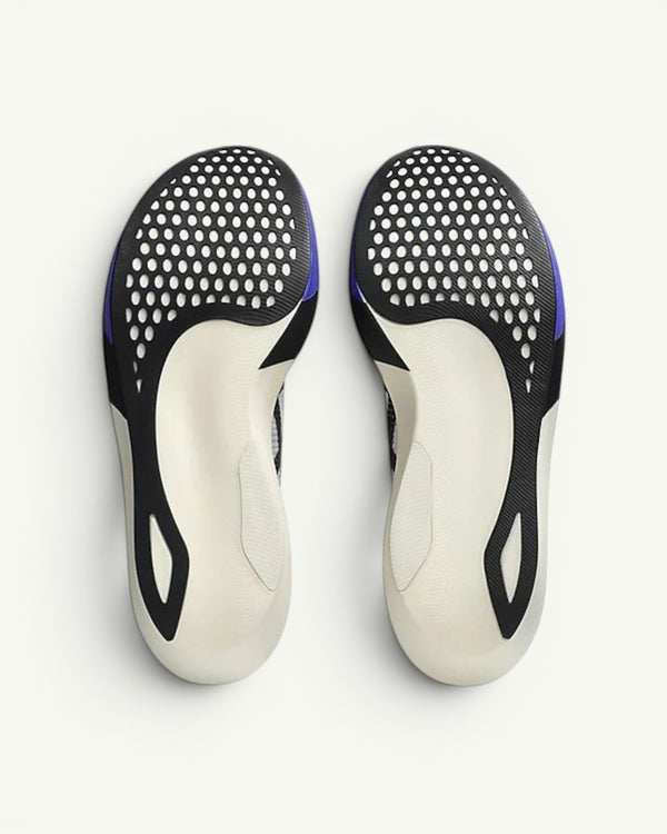 White/Cobalt Burst