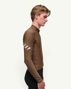 MAAP Apex Aeon Thermal LS Jersey, Espresso | Amateur