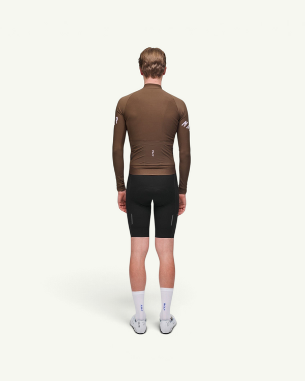 MAAP Apex Aeon Thermal LS Jersey, Espresso | Amateur