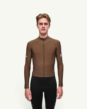 MAAP Apex Aeon Thermal LS Jersey, Espresso | Amateur