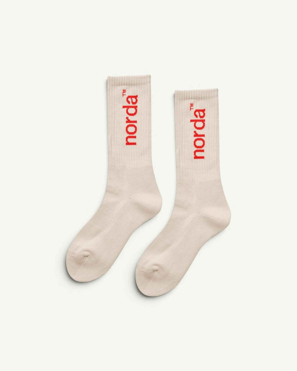 Norda Trail Socks, Cream – front