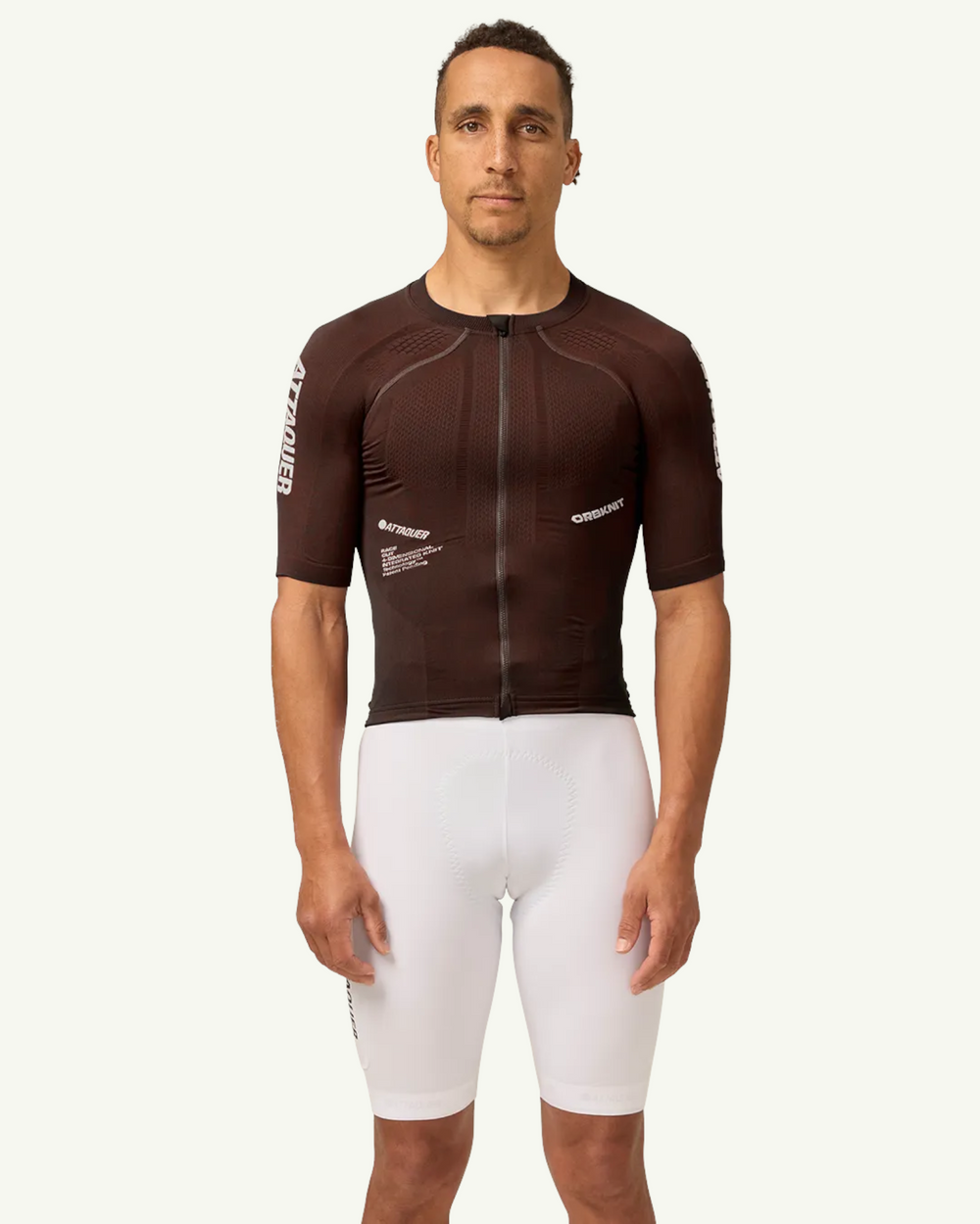Attaquer OrbKnit Race Jersey, Brown | Amateur