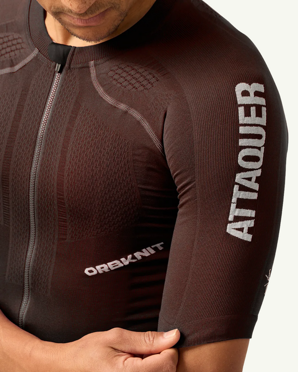 Attaquer OrbKnit Race Jersey, Brown | Amateur