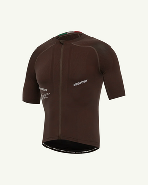 Attaquer OrbKnit Race Jersey, Brown | Amateur