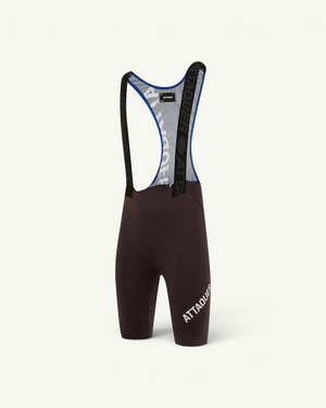 Attaquer Race Bib Short, Brown | Amateur
