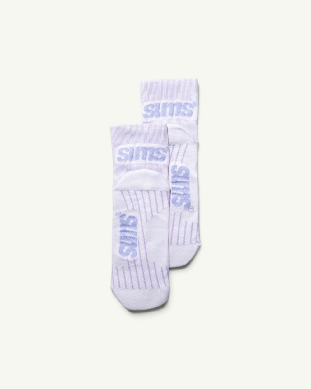 SUMS Quarter Crew Sock Faded Lilac