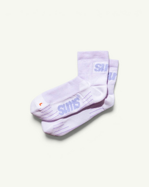 SUMS Quarter Crew Sock Faded Lilac