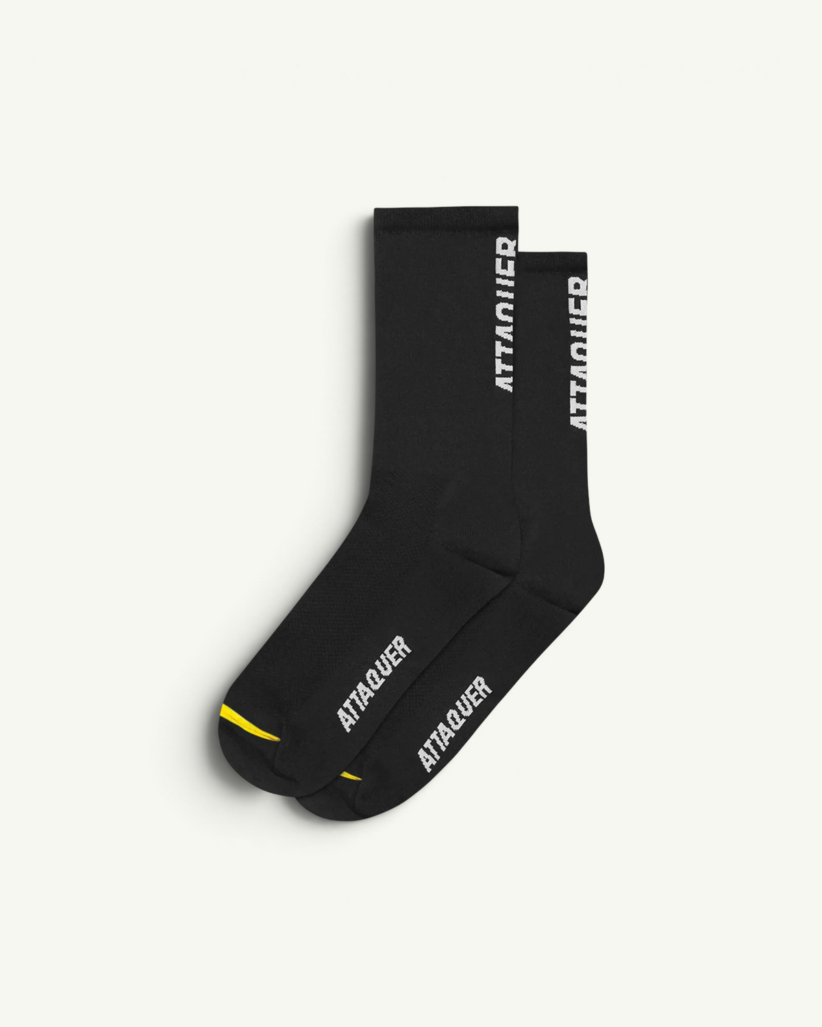 Attaquer Vertical Logo Socks, Black | Amateur