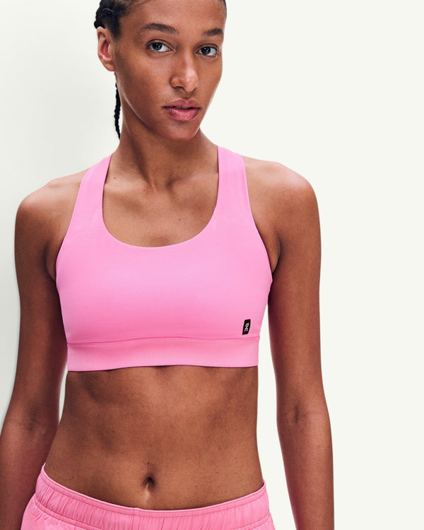 On Women's Core Bra, Bubblegum - image 2