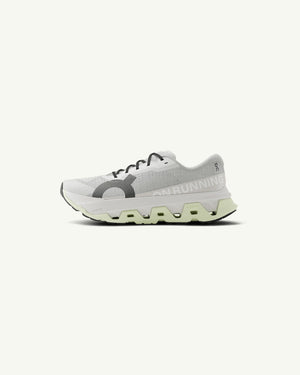 Amateur Men's Cloudmonster 3 Hyper running shoe in white with Helion HF superfoam and engineered mesh upper