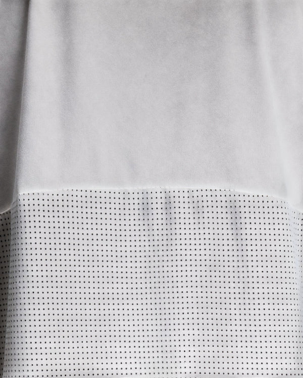 Amateur FrioSoft box tee in white with perforated detailing and a unique SaltFade finish for a breathable feel.