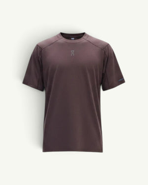 Amateur Men's Trail-T Solar brown breathable hiking t-shirt with UV protection and short sleeves.