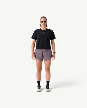 Raide Women's Thermal Dispersion Tee, Black – front