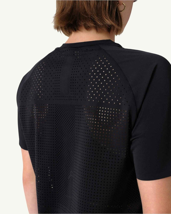 Raide Women's Thermal Dispersion Tee, Black – detail