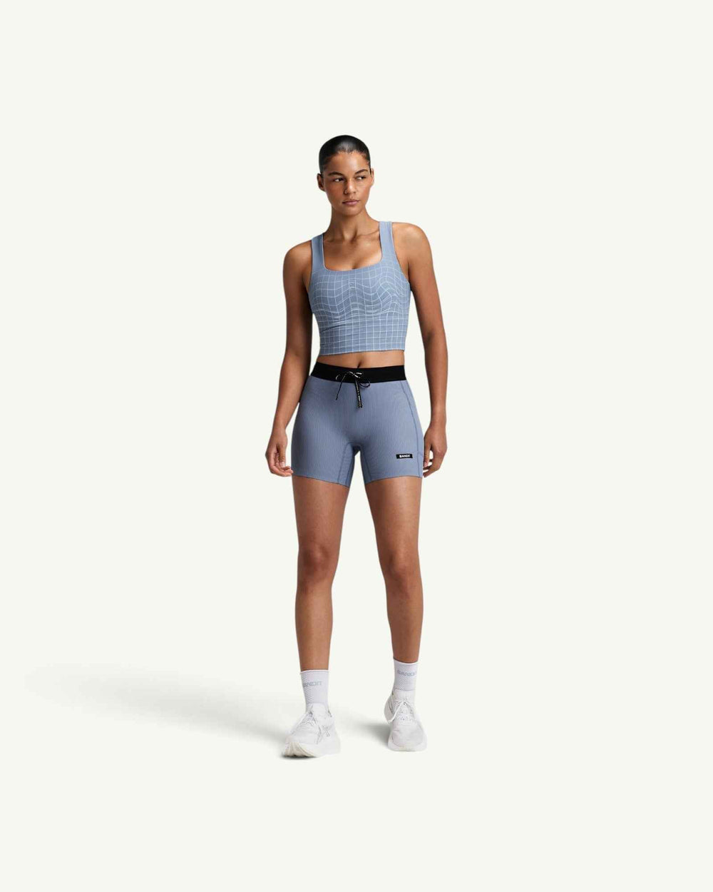 Bandit Vanisher Square Neck Race Crop, Pavilion Blue – back