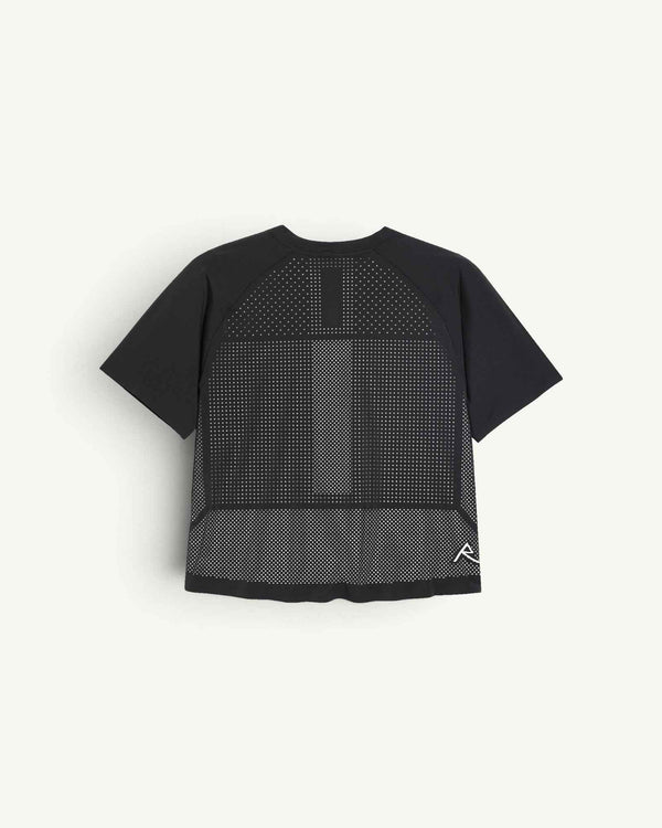 Raide Women's Thermal Dispersion Tee, Black – back