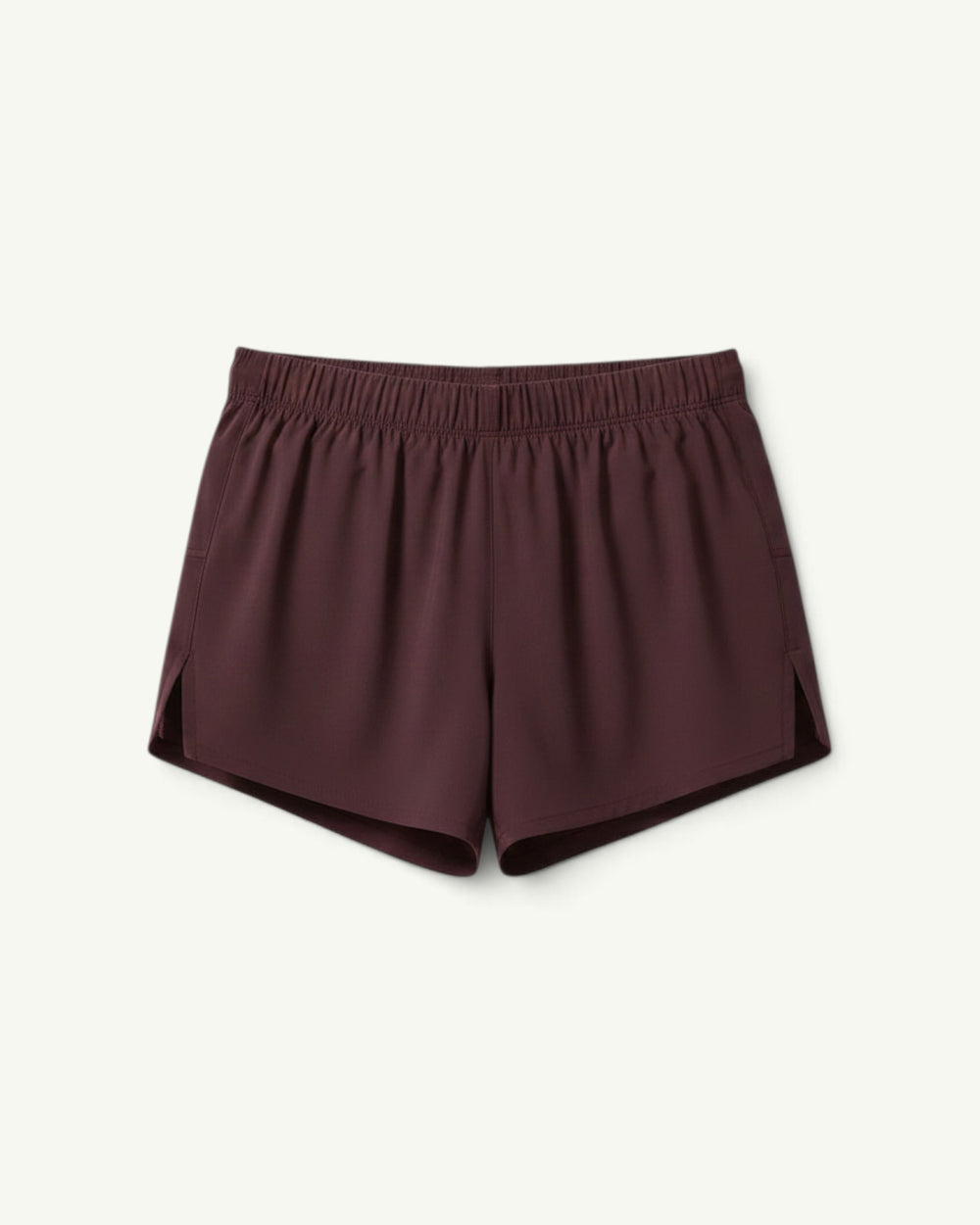 Amateur Women's Zero Shorts in dark maroon, featuring a lightweight, ventilated shell design for racing.