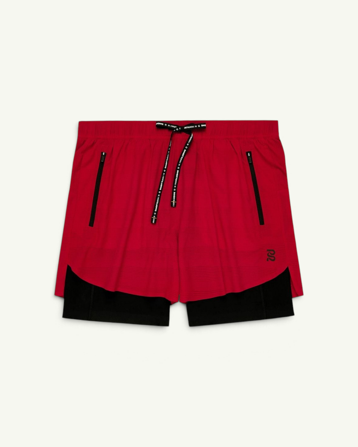 Bandit Men's CoolGrid 2-in-1 Run Shorts, Oxide Red | Amateur